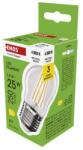 EMOS Bec LED cu filament mini glob / E27 / 1, 8 W (25 W) / 250 lm / Alb neutru