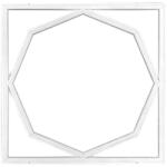 V-TAC Octagon design LED panel (595 x 595 mm) 72W, 7200lm - hideg fehér világító keret ( 24217)
