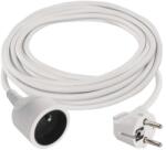 EMOS Cablu prelungitor - conector, 5m, alb