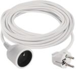 EMOS Cablu prelungitor 10 m / 1 priză / alb / PVC / 1, 5 mm2