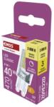EMOS LED izzó Classic JC / G9 / 4, 2 W (40 W) / 470 lm / meleg fehér / szabályozható fényerő