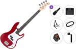 PSD Guitars PCB-100 Premium SET Red Bas electric