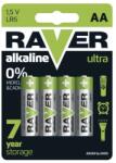 RAVER LR6 (AA) alkáli elem, 4 db