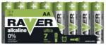 RAVER LR6 (AA) alkáli elem, 8 db