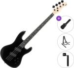 PSD Guitars PMB-100F Basic SET Dark Night Black Chitară bas Multiscale
