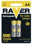 RAVER SOLAR újratölthető akkumulátor 600 mAh HR6 (AA)