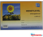  Menetlevél tehergépkocsi OFFICE 21 Napraforgós A/5 D. GÉPJ. 21 (BAR_402030000)