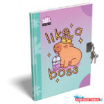  Emlékkönyv LIZZY A/5 keménytáblás lakattal Lollipop Capybara 7490225000 (BAR_087320200)