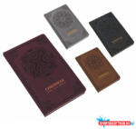  Beíró jegyzet GIPTA Chronicle 13x21cm bőrfedeles 120 lapos kockás 8520 (BAR_081903430)