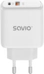 SAVIO Incarcator de retea Charger LA-12 20W SAVIO white (SAVLA-12)