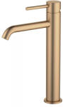 AREZZO design Astro egykaros magasított mosdó csaptelep, szálcsiszolt bronz AR-90012BB (AR-90012BB)