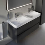 Laufen Pro X porcelán duplamosdó 120x46 cm csaplyukkal és túlfolyóval, fehér H8148620001041 (H8148620001041)