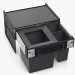 BLANCO Select II Big 60/3 bútorfrontra szerelhető hulladékgyűjtő, fekete 528148 (528148)