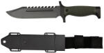 Depox Cutit de vanatoare DEPOX®, Assault Specialist, 30 cm, negru, teaca inclusa (2948)