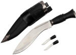 Depox Cutit de vanatoare DEPOX®, Lion Tamer, 30 cm, otel inoxidabil, 2 cutite de aruncat, toc piele ecologica (2942)