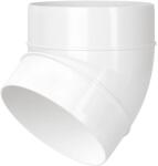 Vents 45 fokos könyökidom szellőző csőhöz, D=100 (121-45)