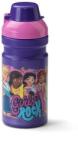 LEGO® Kulacs, 390 ml, LEGO ˝Friends˝, lila-rózsaszín-mintás