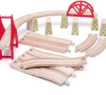Bigjigs Toys Híd bővítő sín készlet (BJT055) (BJT055)
