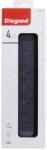 Legrand Prelungitor Extension cord 4x2PZ 1, 5m black (049423)