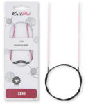 KnitPro Zing - fém fix körkötőtű - 80cm - 2mm