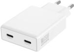 4smarts Incarcator de retea Charger PDPlug Dual 65W GaN 2xUSB-C white (4SM000010)