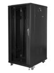 Lanberg FF01-6827-12BL - Freestanding rack - 27U - 800 kg - Key lock - Rack rails - Adjustable feet (FF01682712BL)