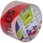 Extol Craft jelölő szalag, piros-fehér; 75mm×250m, polietilén "BELÉPNI TILOS" felirattal, (kordonszalag) (9568H) - csillag