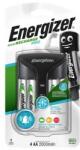 Energizer Elemtöltő, AA ceruza/AAA mikro, 4x2000 mAh AA (előtöltött), kijelzővel, ENERGIZER "Pro (E300696601/639837) - csillag