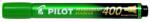 Pilot Alkoholos marker, 1, 5-4 mm, vágott, PILOT "Permanent Marker 400", zöld (SCA-400-G) - csillag