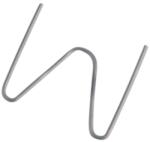Extol Premium kapocs, `M` forma, 0, 6 mm, szélesség: 15 mm, hossz. : 30 mm, 150 db, 8891505 akkus műanyag hegesztőhőz (8862644)