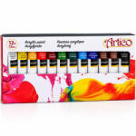 Artist & Co akrilfesték készlet 12×12 ml - 12 színű festékszett