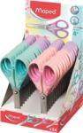 Maped Olló display, iskolai, 13 cm, MAPED "Essentials Soft Pastel", pasztell színek (464413)