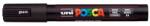 uni Dekormarker, 1, 8-2, 5 mm, UNI "Posca PC-5M", fekete (286658000)