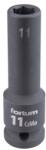 Fortum gépi (impakt) dugófej 1/2", 11 mm, L 78 mm, feketített, FORTUM (4703211)