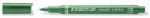 STAEDTLER Dekormarker, 1-2 mm, kúpos, STAEDTLER "8323", metálzöld (8323-553) - csillag
