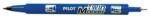 Pilot Alkoholos marker, 0, 8/2 mm, kétvégű, PILOT "Twin", kék (SCA-TM-L-BG) - csillag