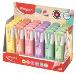 Maped Szövegkiemelő display, 1-5 mm, MAPED "Fluo Peps Flex Pastel", pasztell szín (740310)