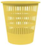 DONAU Papírkosár, 12 liter, DONAU, pasztellsárga (D30711) - csillag
