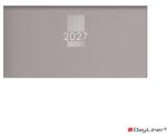 DAYLINER Zsebnaptár, fekvő elrendezésű, DAYLINER, "MyPastel", szürke (DL7AG-MPCZSFE-SZ) - csillag