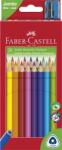 Faber-Castell Színes ceruza készlet, háromszögletű, FABER-CASTELL "Jumbo", 20 különböző szín (116520)