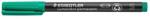 STAEDTLER Alkoholos marker, OHP, 0, 4 mm, STAEDTLER "Lumocolor® 313 S", zöld (313-5) - csillag