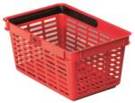 DURABLE Bevásárlókosár, műanyag, 19 l, DURABLE, piros (1801565080) - csillag