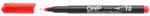 ICO Alkoholos marker, OHP, 0, 5 mm, F, ICO, piros (9070024001) - csillag
