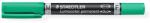 STAEDTLER Alkoholos marker, 0, 6/1, 5 mm, kúpos, kétvégű, STAEDTLER "Lumocolor® duo 348", zöld (348-5) - csillag