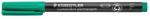 STAEDTLER Alkoholos marker, OHP, 0, 6 mm, STAEDTLER "Lumocolor® 318 F", zöld (318-5)