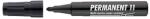 ICO Alkoholos marker, 1-3 mm, kúpos, ICO "Permanent 11", fekete (9580007007) - csillag