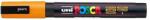 uni Dekormarker, 0, 9-1, 3 mm, UNI "Posca PC-3M", ragyogó sárga (284596000) - csillag