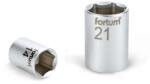 Fortum dugófej, 1/4", 6mm, 61CrV5, mattkróm, 25mm hosszú (4701406)