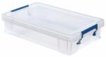 Fellowes Műanyag tároló doboz, átlátszó, 5, 5 liter, FELLOWES, "ProStore (7730301) - csillag