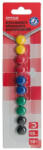 Office Products Mágneskorong, 15 mm, 10 db, OFFICE PRODUCTS, vegyes színek (20132112-99) - alter